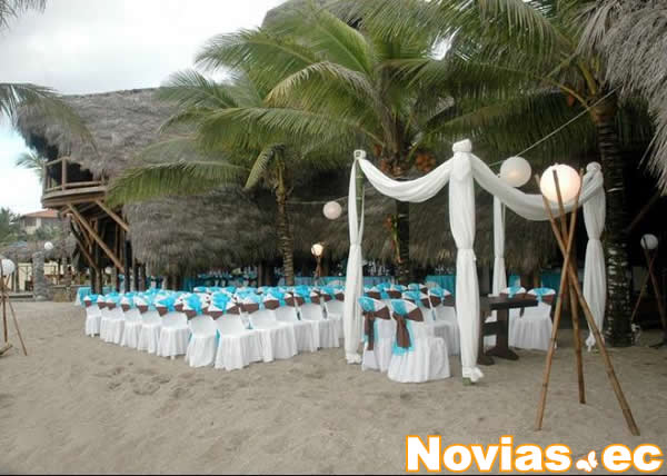 bodas en las playas de Ecuador